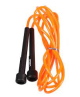 Скакалка в тубусі PVC JUMP ROPE чорний/помаранчевий Уні 275x0.5см